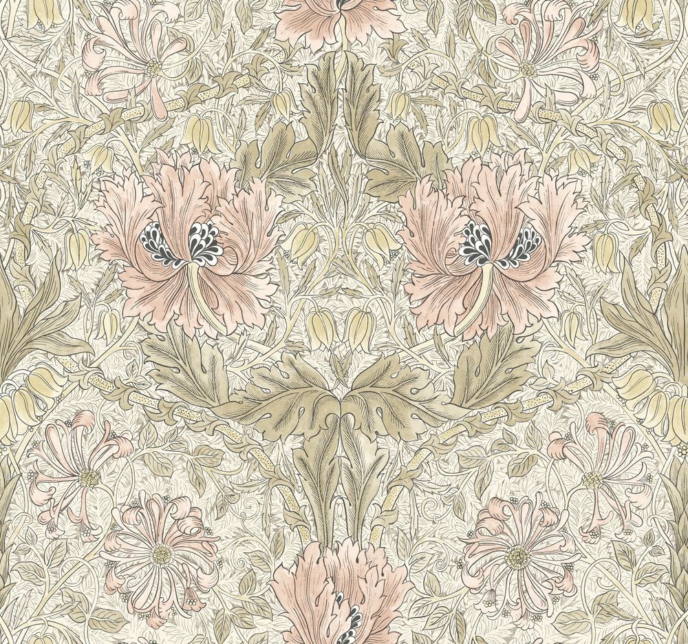Bild vun Pure honeysuckle and tulip Coral/Hemp - MOX0133-01